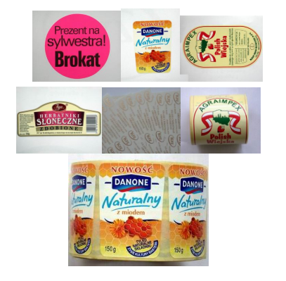 Etykiety termiczne na rolce